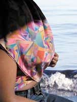 Bufanda imprimida digital Digital Printed Silk Scarf # 5
